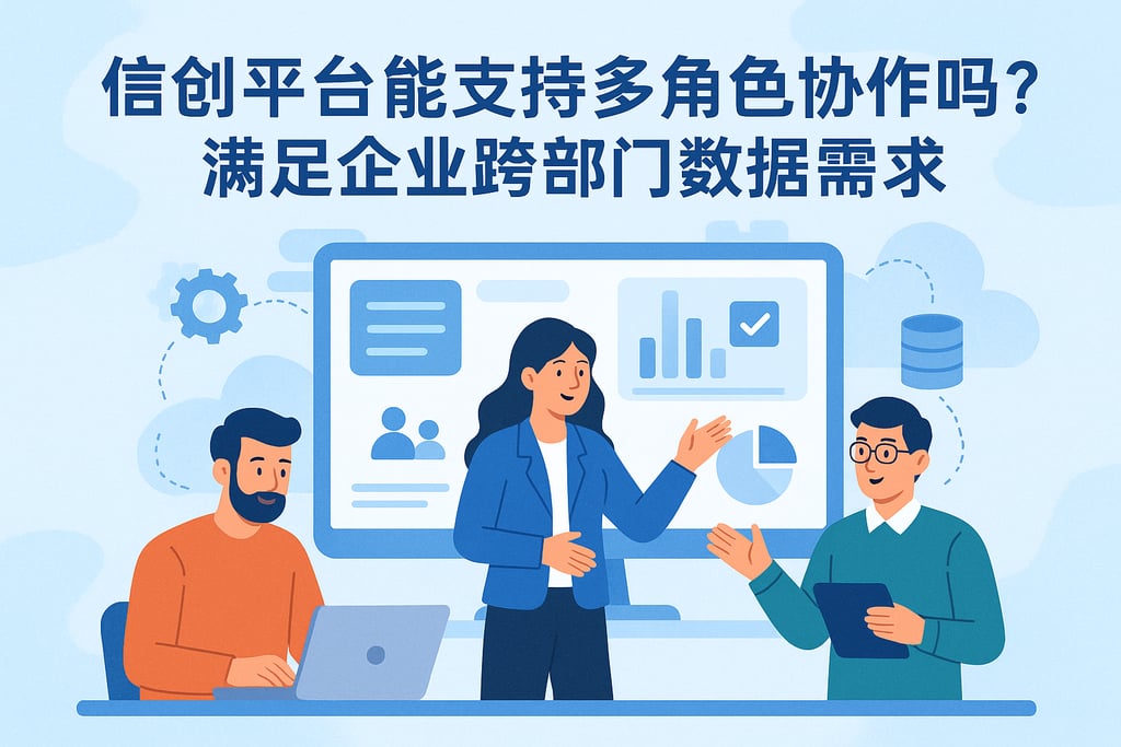 信创平台能支持多角色协作吗？满足企业跨部门数据需求
