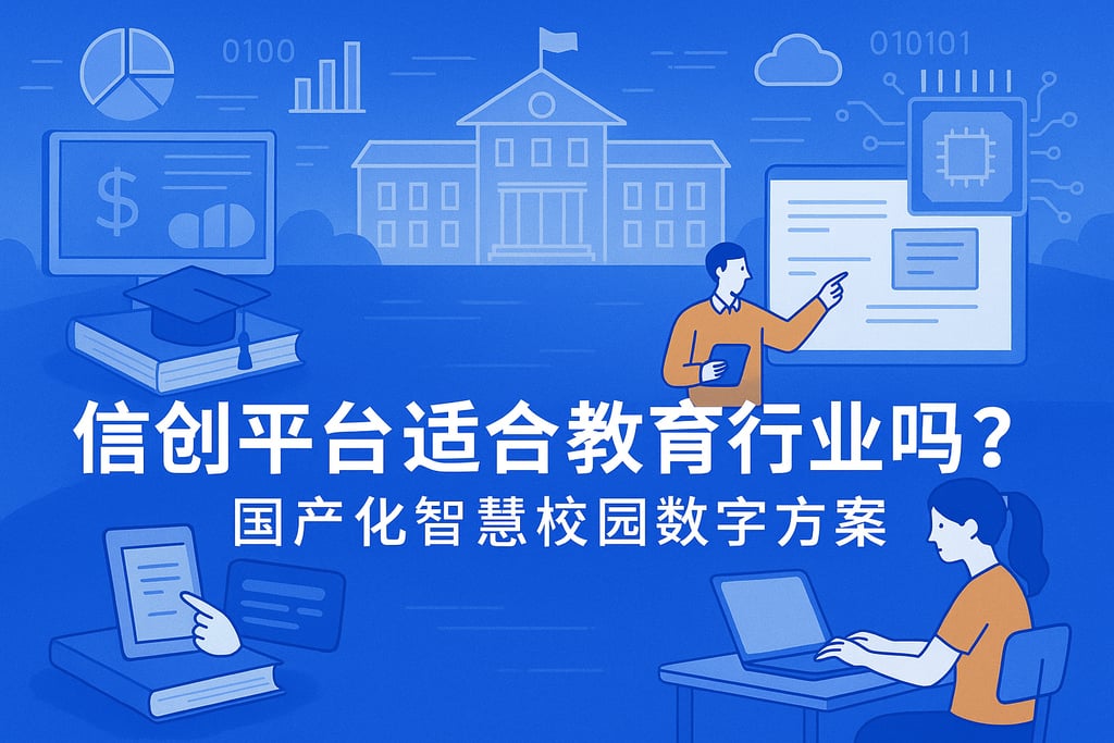信创平台适合教育行业吗？国产化智慧校园数据方案