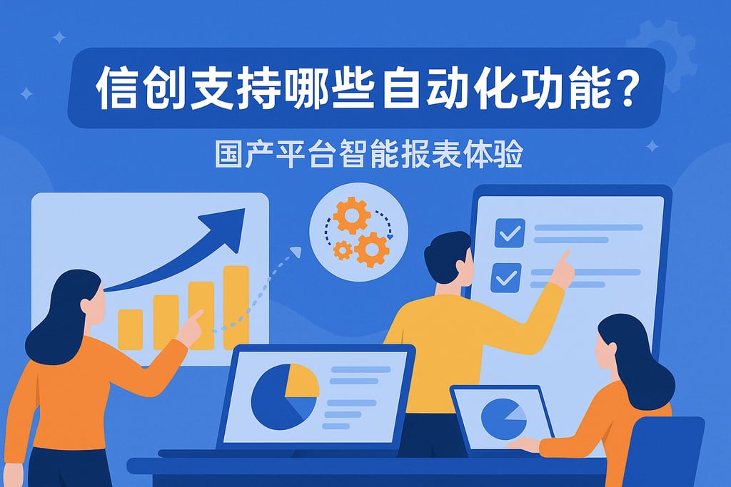 信创支持哪些自动化功能？国产平台智能报表体验