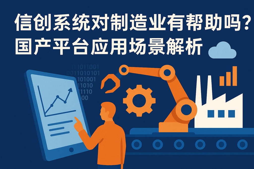 信创系统对制造业有帮助吗？国产平台应用场景解析