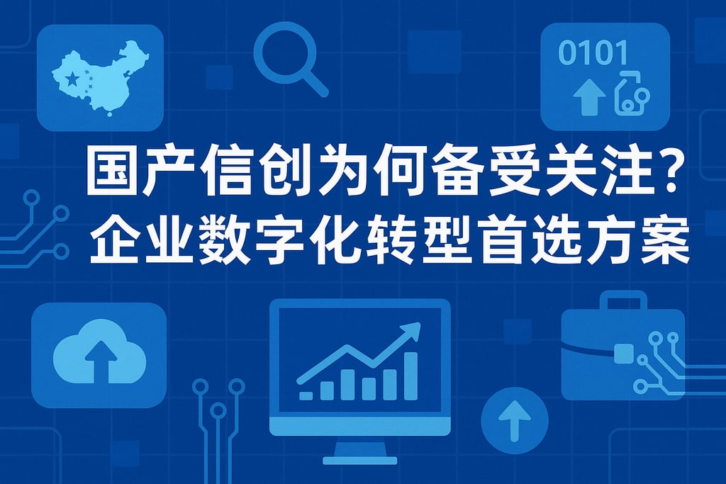 国产信创为何备受关注？企业数字化转型首选方案