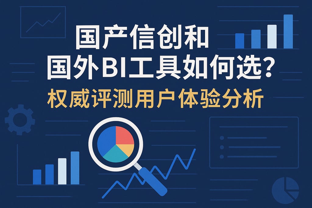 国产信创和国外BI工具如何选？权威评测用户体验分析
