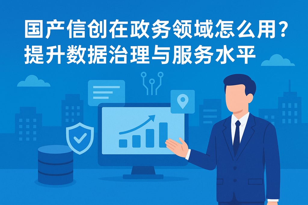 国产信创在政务领域怎么用？提升数据治理与服务水平