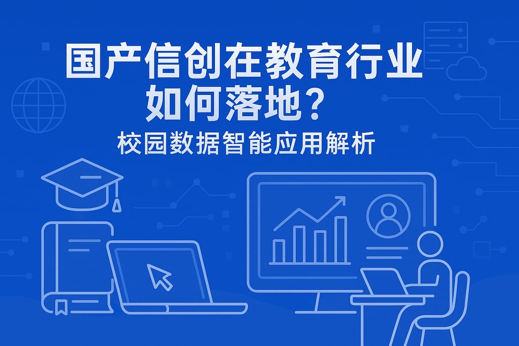 国产信创在教育行业如何落地？校园数据智能应用解析