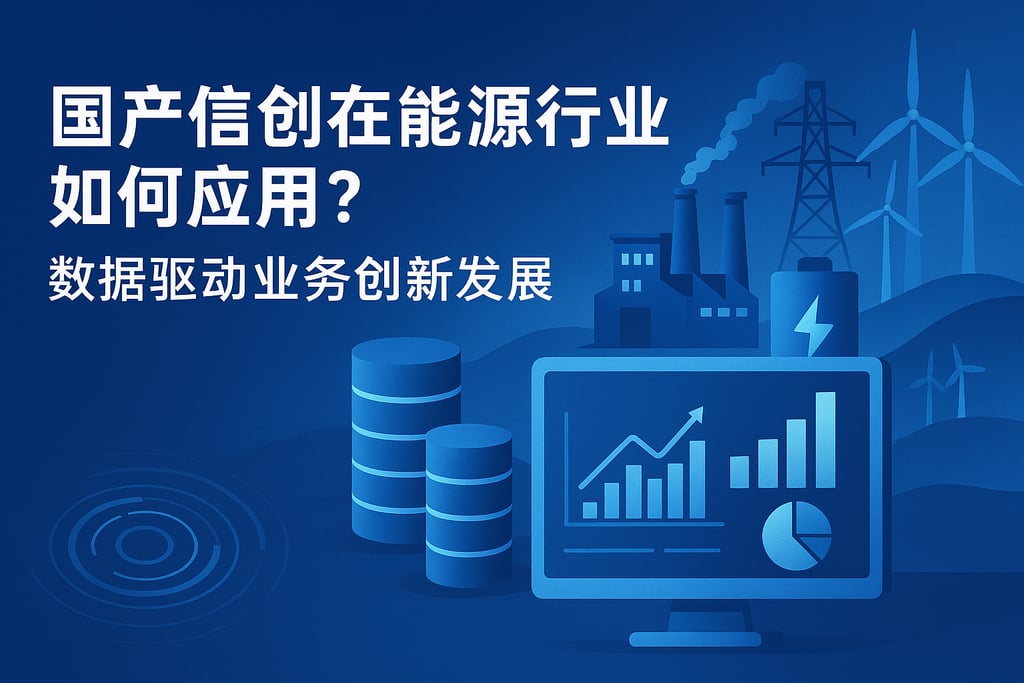 国产信创在能源行业如何应用？数据驱动业务创新发展