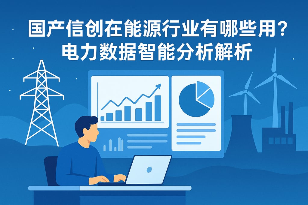 国产信创在能源行业有哪些应用？电力数据智能分析解析
