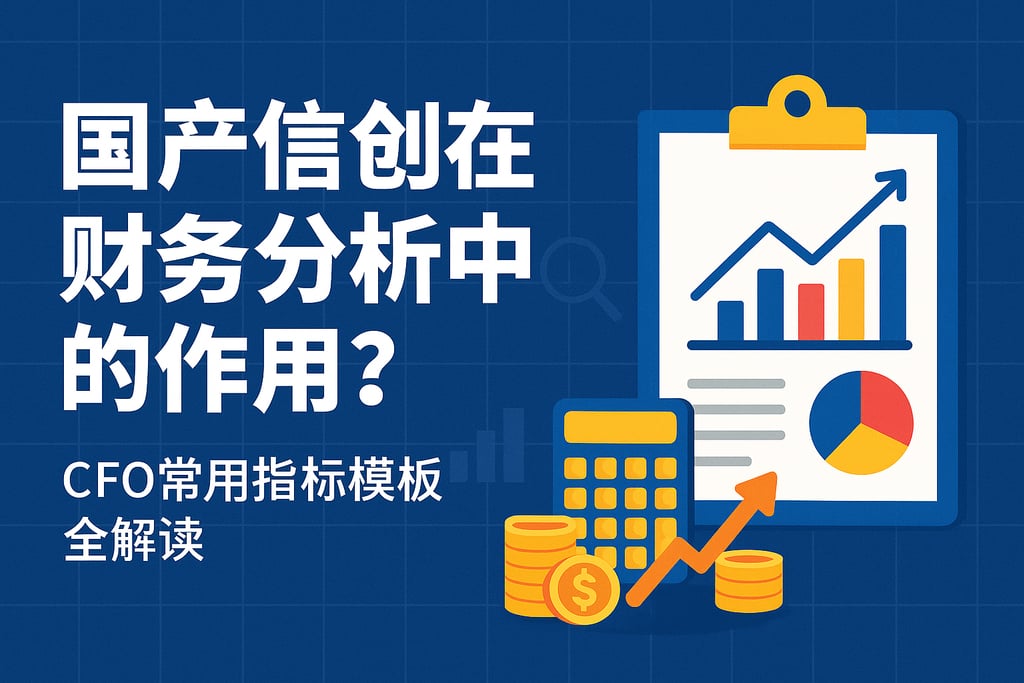 国产信创在财务分析中的作用？CFO常用指标模板全解读