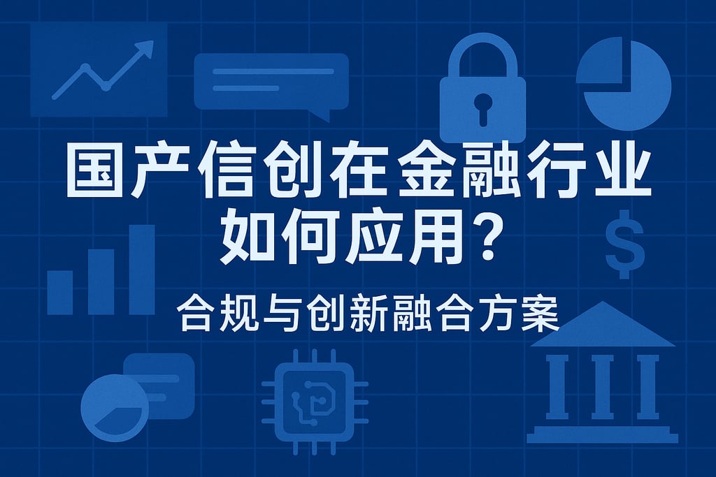 国产信创在金融行业如何应用？合规与创新融合方案