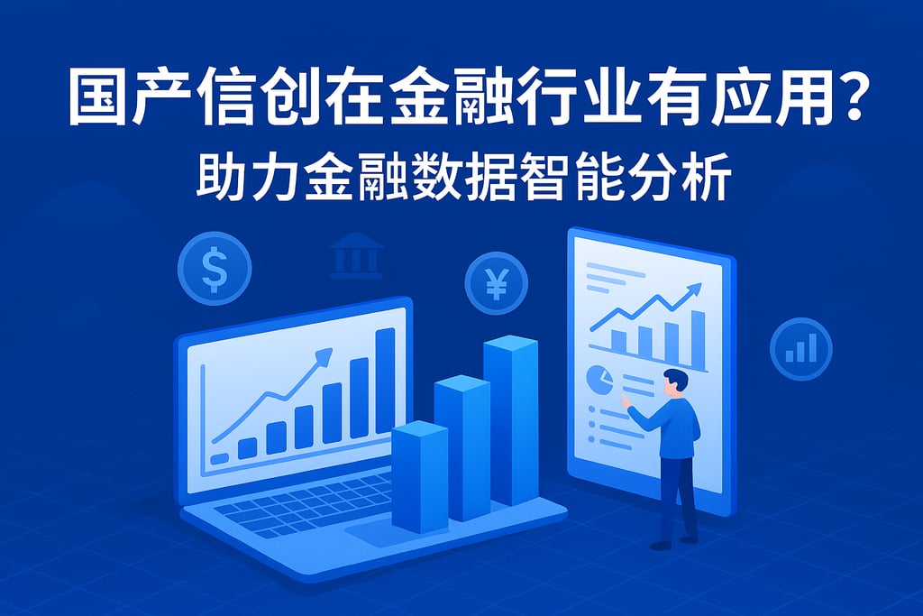 国产信创在金融行业有应用吗？助力金融数据智能分析