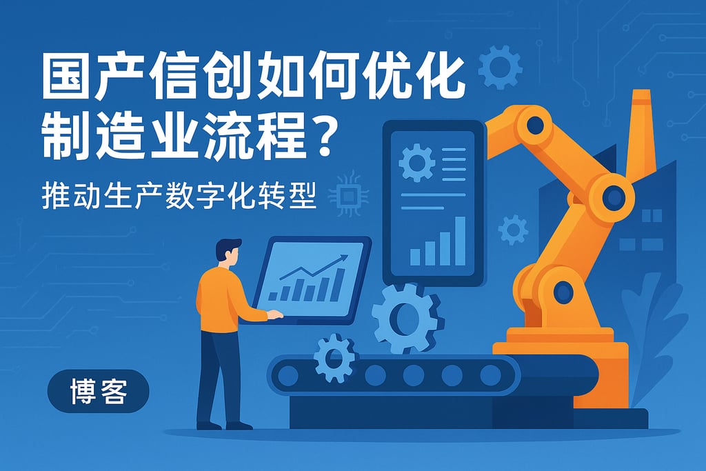 国产信创如何优化制造业流程？推动生产数字化转型