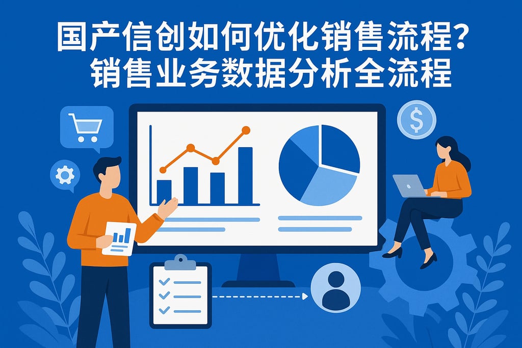 国产信创如何优化销售流程？销售业务数据分析全流程