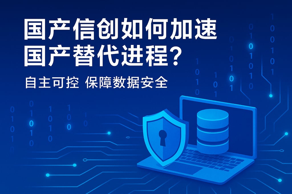 国产信创如何加速国产替代进程？自主可控保障数据安全