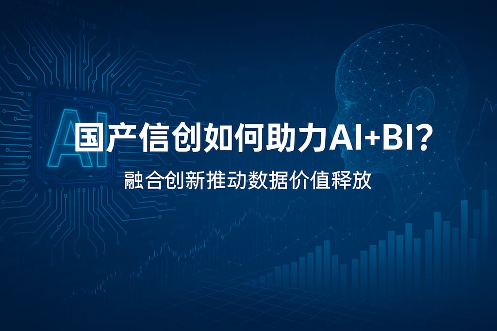 国产信创如何助力AI+BI？融合创新推动数据价值释放