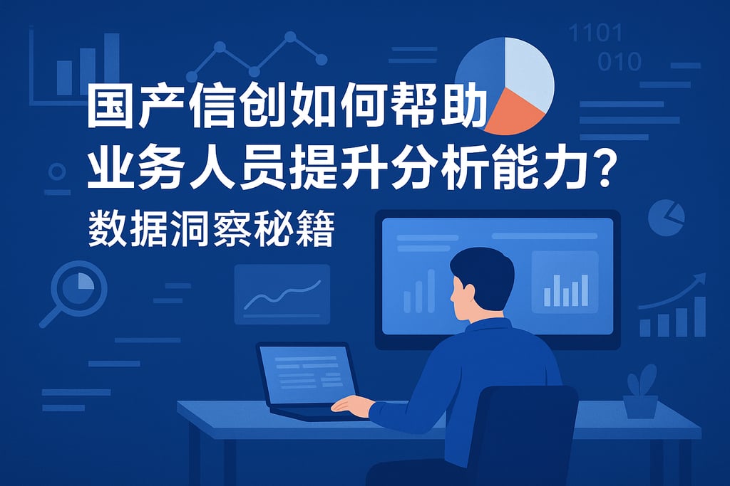 国产信创如何帮助业务人员提升分析能力？数据洞察秘籍