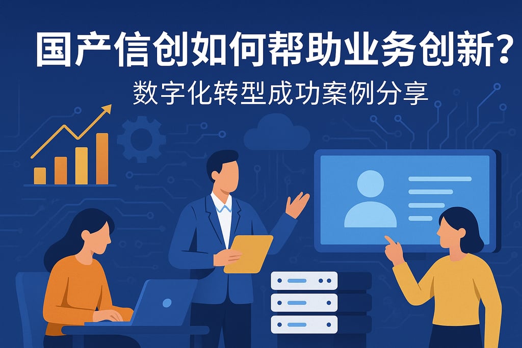 国产信创如何帮助业务创新？数字化转型成功案例分享