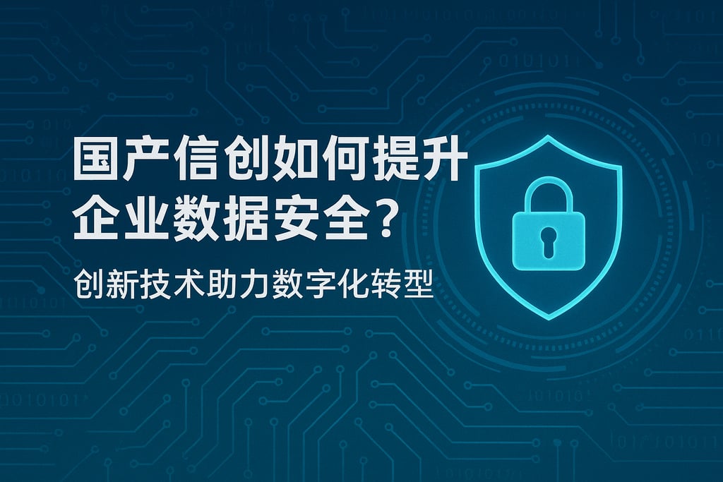 国产信创如何提升企业数据安全？创新技术助力数字化转型。