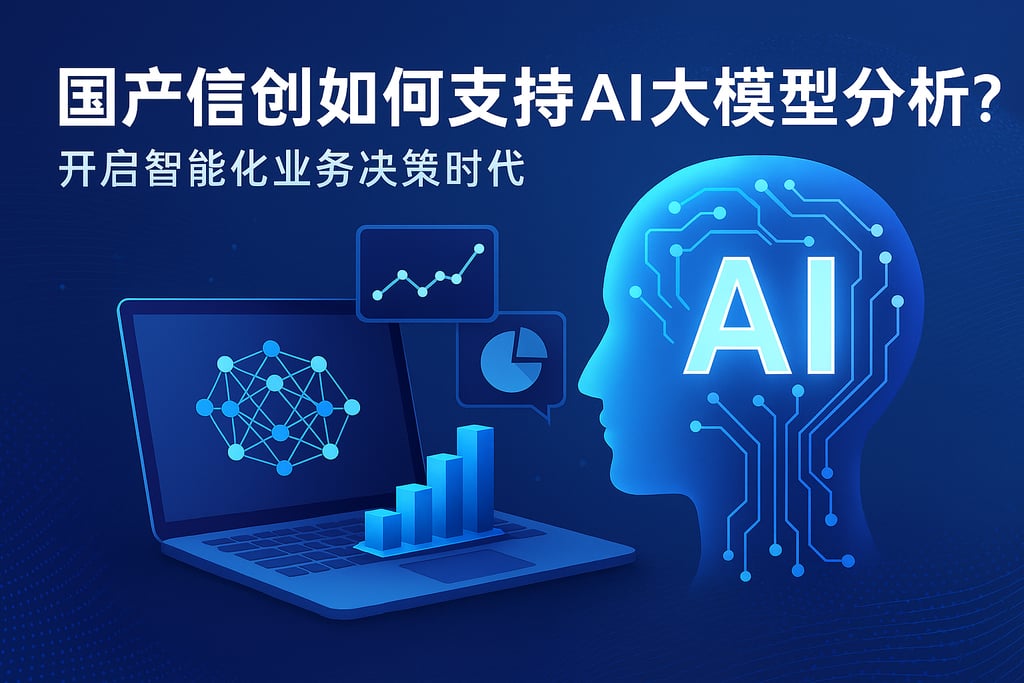 国产信创如何支持AI大模型分析？开启智能化业务决策时代