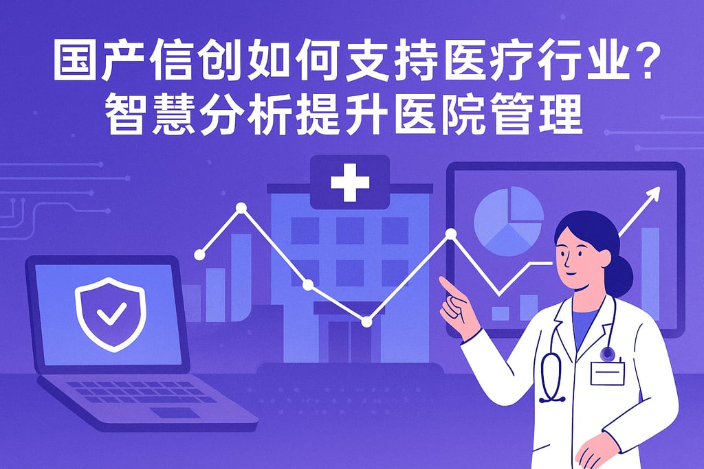 国产信创如何支持医疗行业？智慧分析提升医院管理