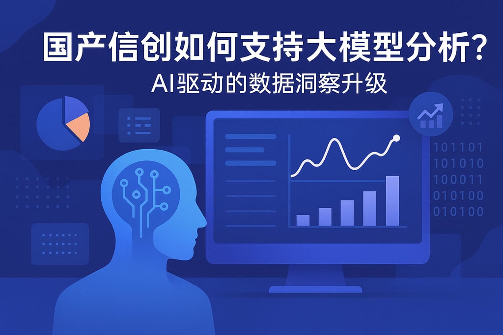 国产信创如何支持大模型分析？AI驱动的数据洞察升级