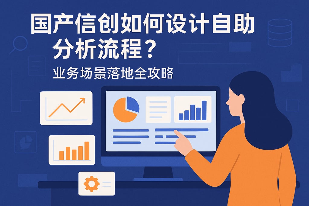 国产信创如何设计自助分析流程？业务场景落地全攻略