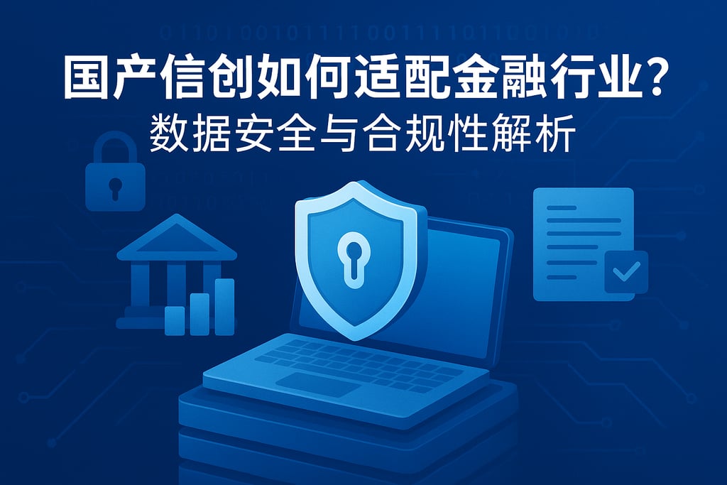 国产信创如何适配金融行业？数据安全与合规性解析
