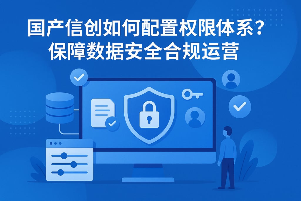 国产信创如何配置权限体系？保障数据安全合规运营