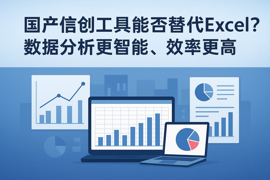 国产信创工具能否替代Excel？数据分析更智能，效率更高。