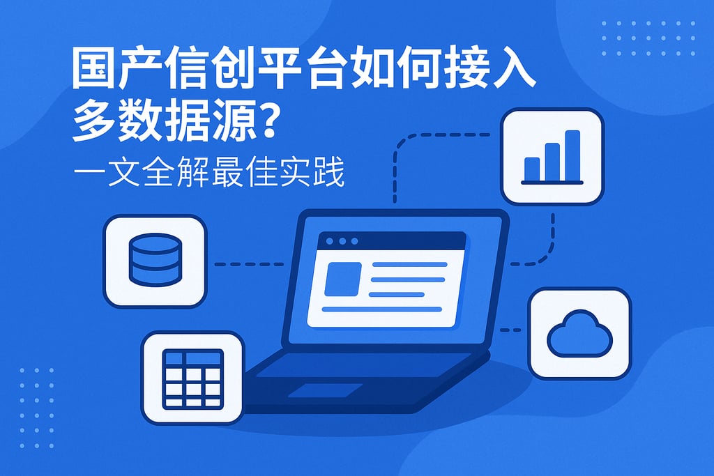国产信创平台如何接入多数据源？一文全解最佳实践