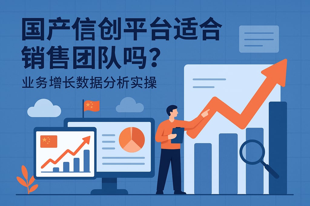 国产信创平台适合销售团队吗？业务增长数据分析实操