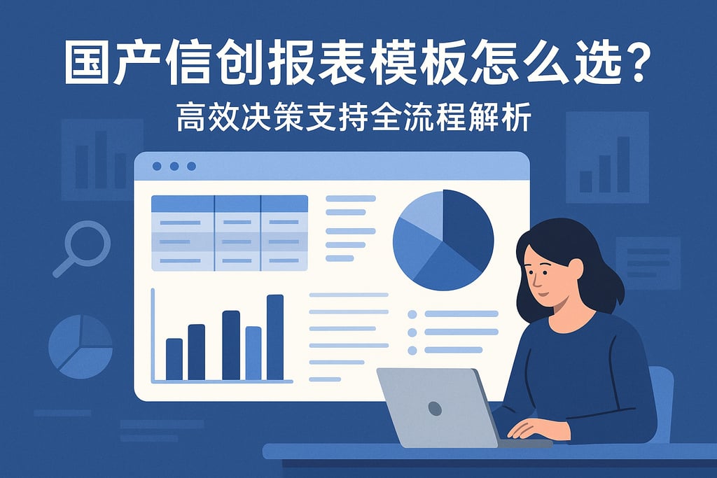 国产信创报表模板怎么选？高效决策支持全流程解析