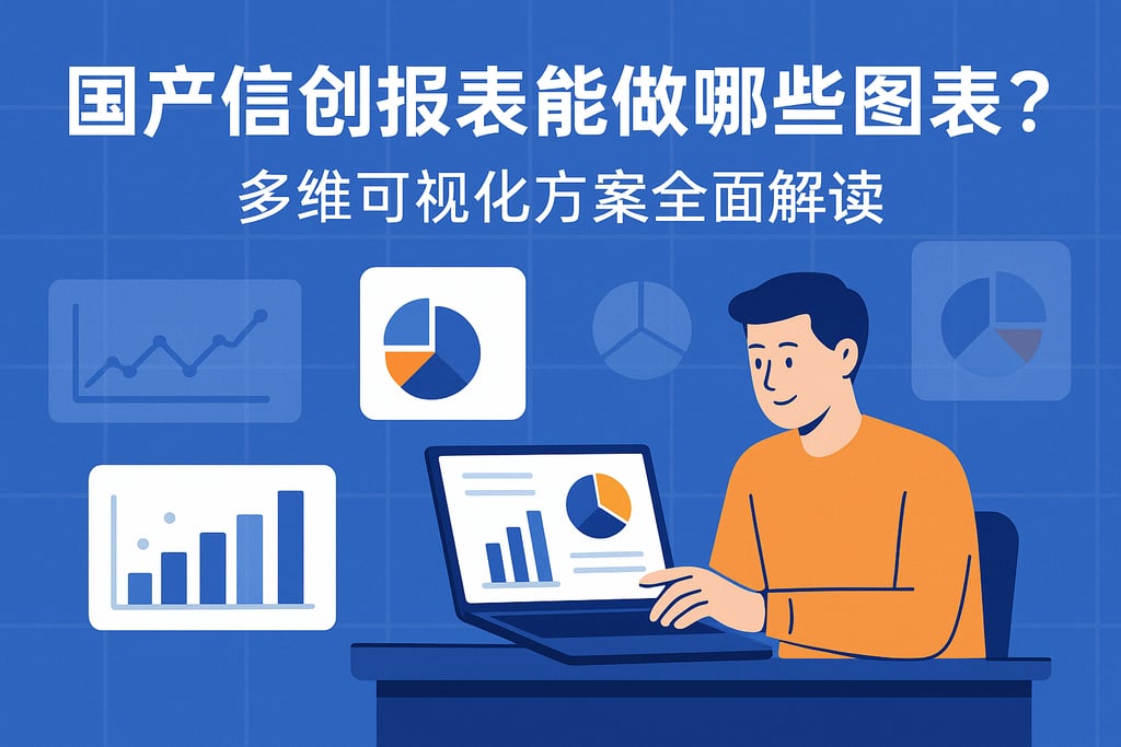国产信创报表能做哪些图表？多维可视化方案全面解读