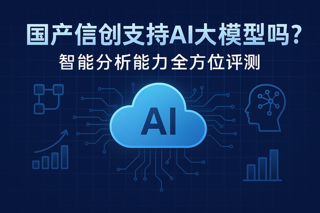 国产信创支持AI大模型吗？智能分析能力全方位评测