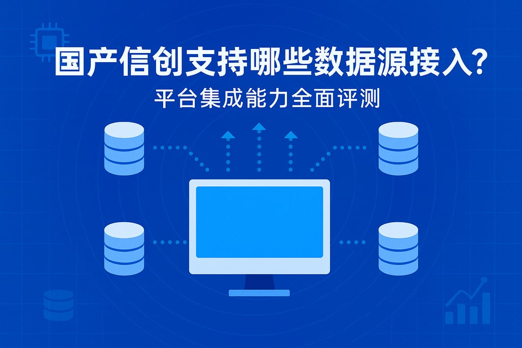 国产信创支持哪些数据源接入？平台集成能力全面评测