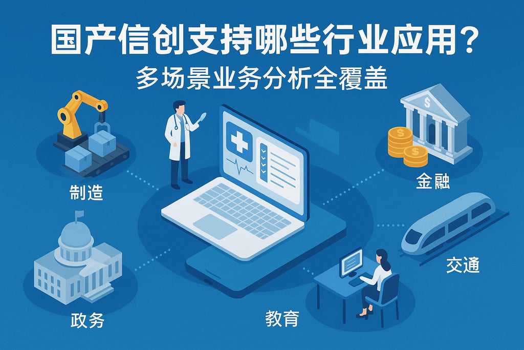 国产信创支持哪些行业应用？多场景业务分析全覆盖