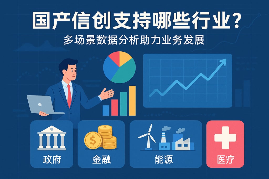 国产信创支持哪些行业？多场景数据分析助力业务发展
