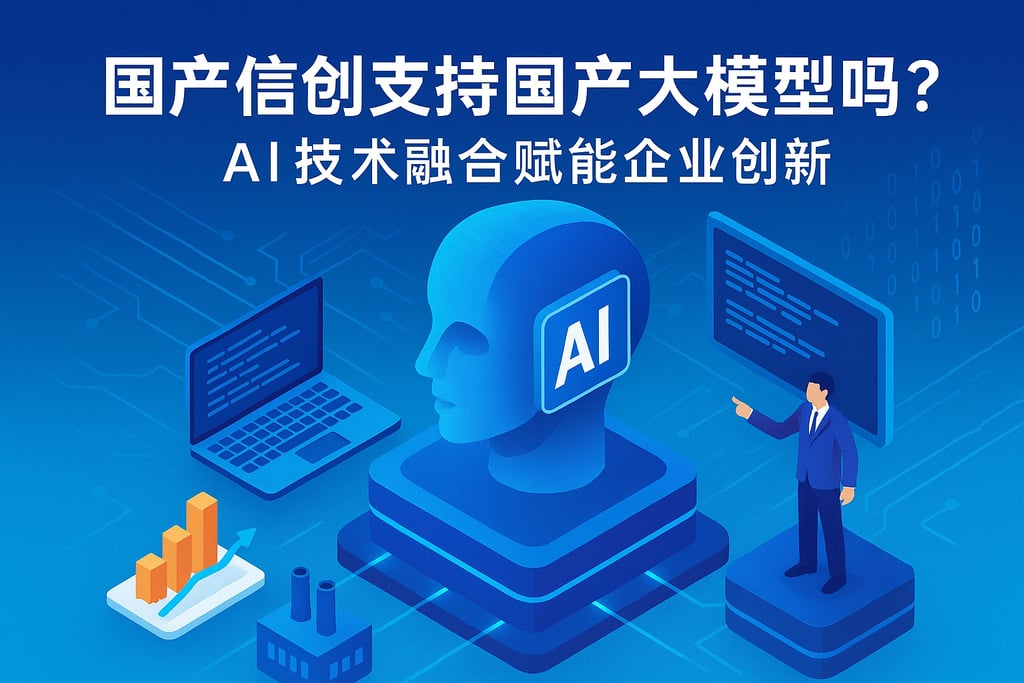 国产信创支持国产大模型吗？AI技术融合赋能企业创新