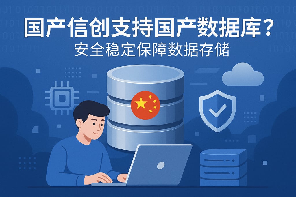国产信创支持国产数据库吗？安全稳定保障数据存储