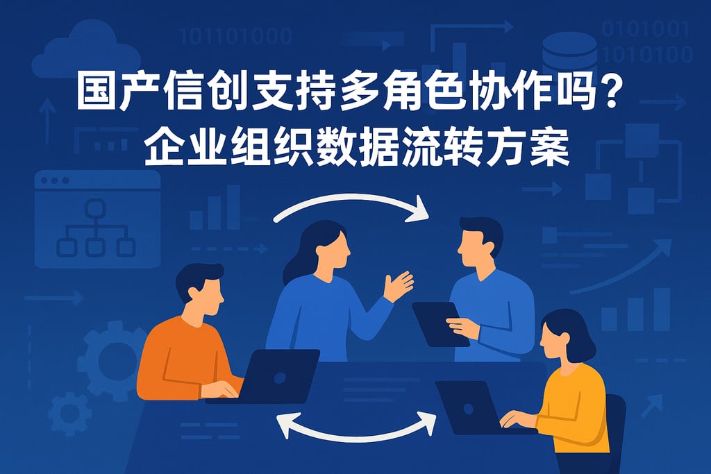 国产信创支持多角色协作吗？企业组织数据流转方案