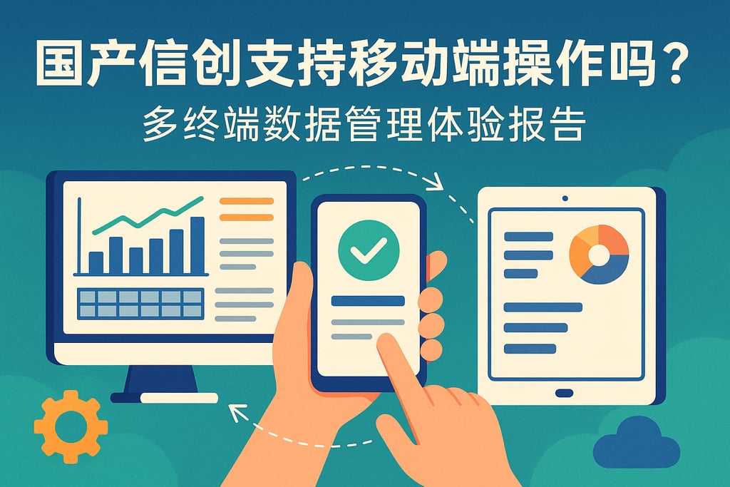 国产信创支持移动端操作吗？多终端数据管理体验报告