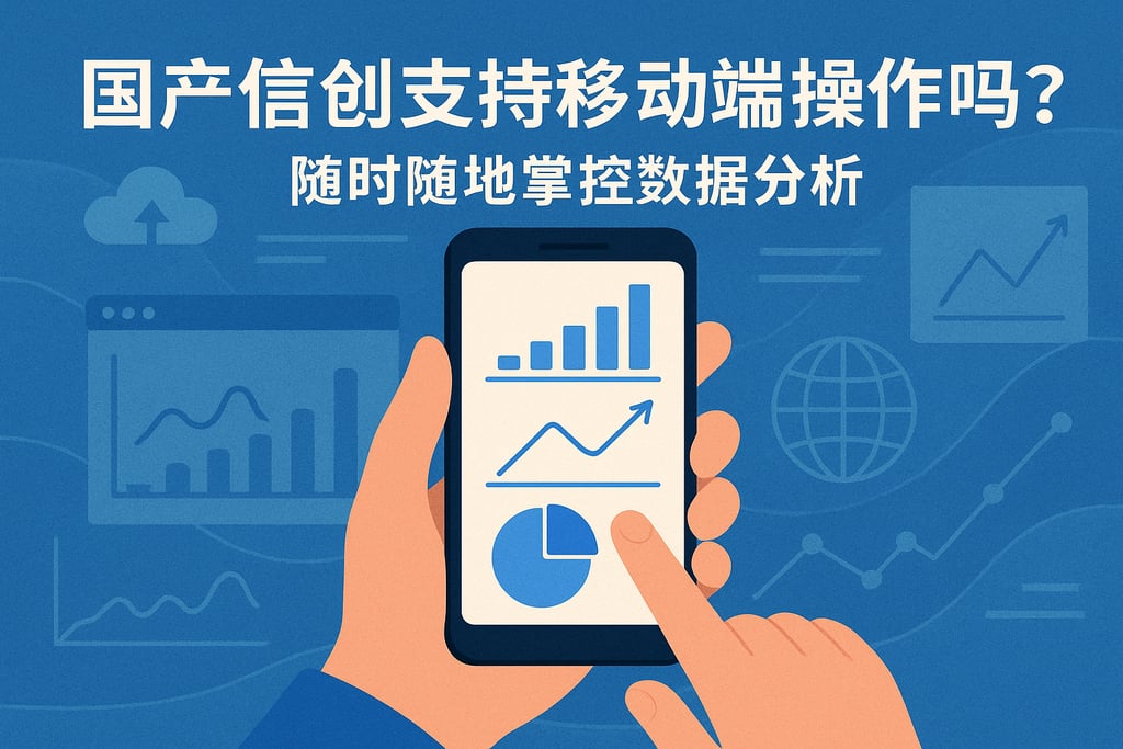 国产信创支持移动端操作吗？随时随地掌控数据分析
