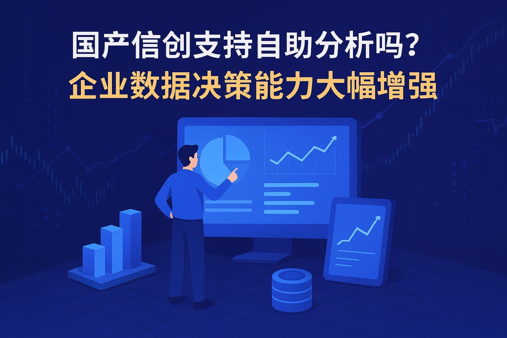 国产信创支持自助分析吗？企业数据决策能力大幅增强