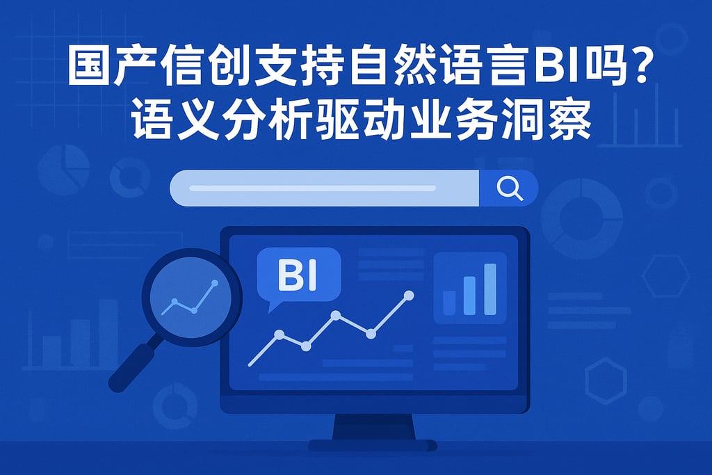 国产信创支持自然语言BI吗？语义分析驱动业务洞察