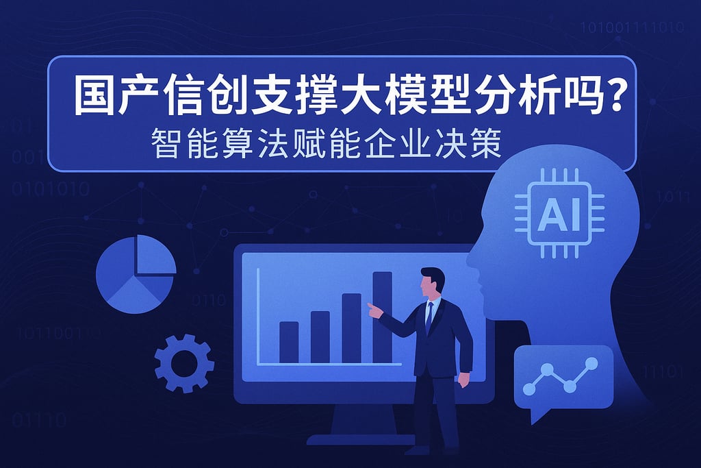 国产信创支撑大模型分析吗？智能算法赋能企业决策