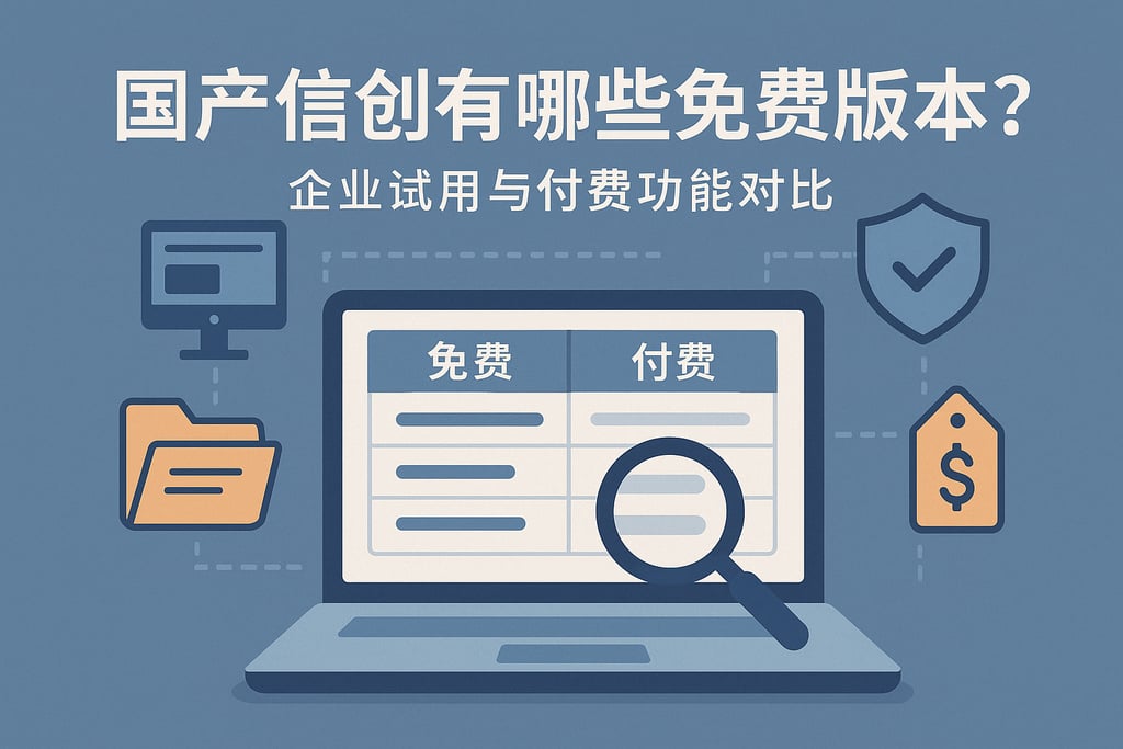 国产信创有哪些免费版本？企业试用与付费功能对比