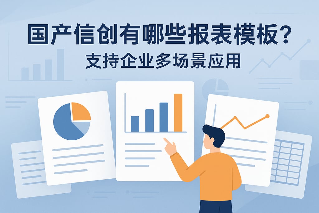 国产信创有哪些报表模板？支持企业多场景应用