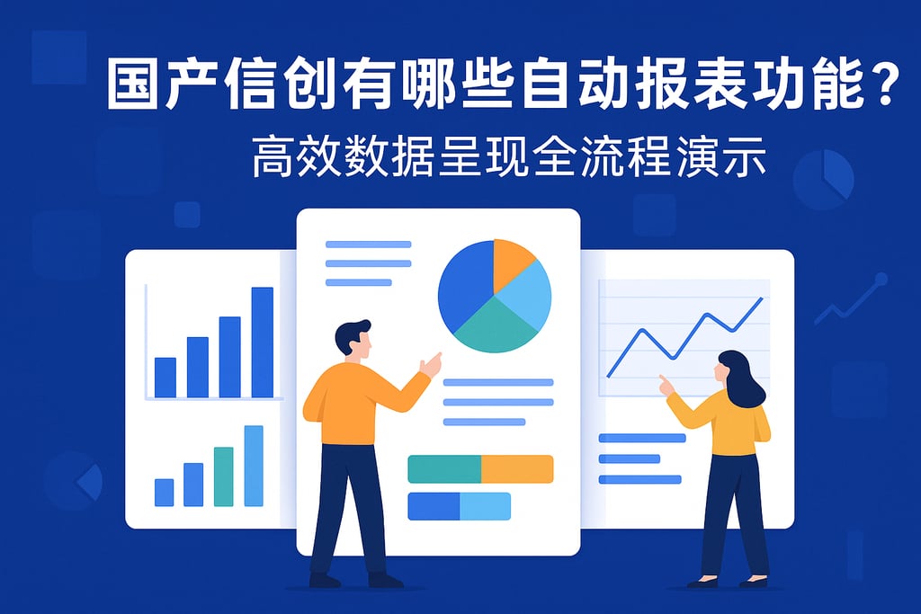 国产信创有哪些自动报表功能？高效数据呈现全流程演示