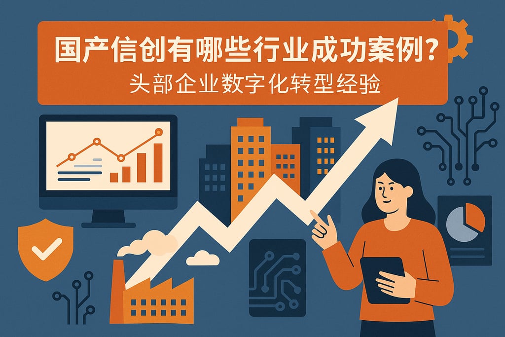 国产信创有哪些行业成功案例？头部企业数字化转型经验