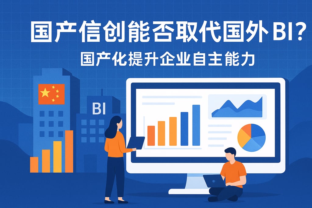 国产信创能否取代国外BI？国产化提升企业自主能力