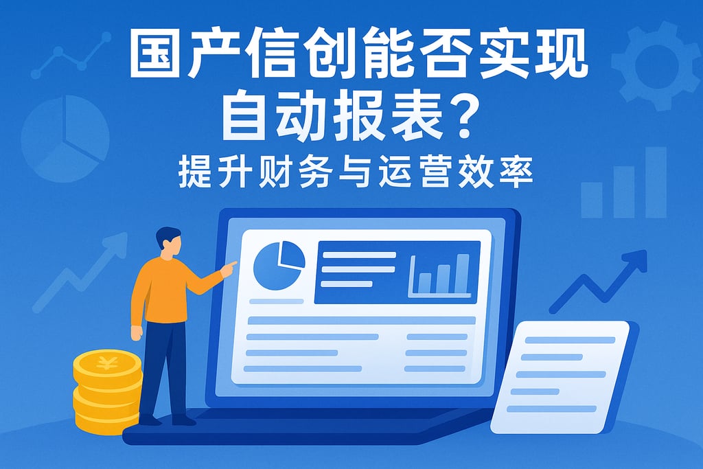 国产信创能否实现自动报表？提升财务与运营效率