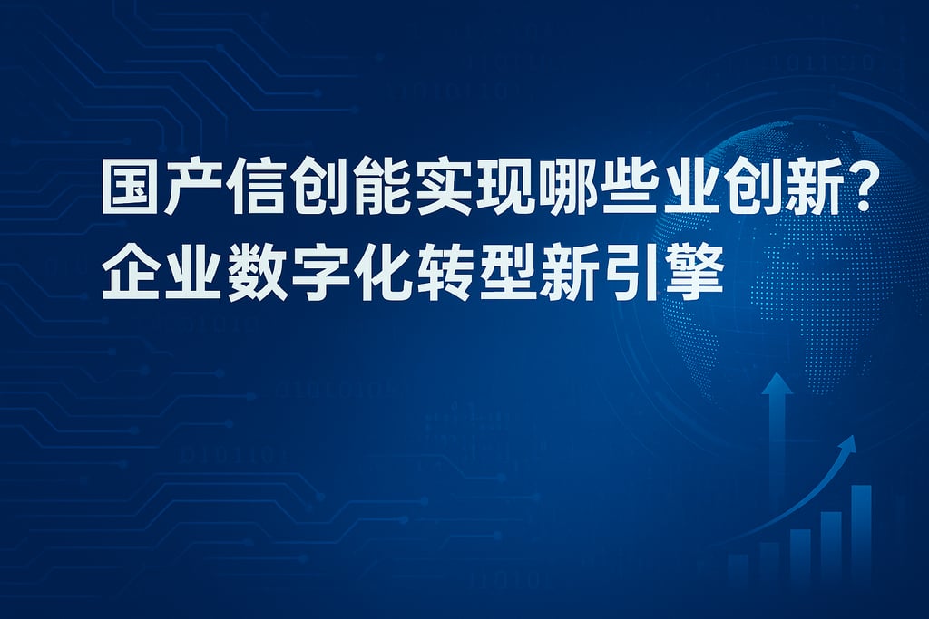 国产信创能实现哪些业务创新？企业数字化转型新引擎